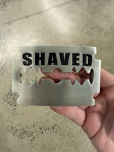 Load image into Gallery viewer, 2000s Shaved Razor Blade Belt Buckle
