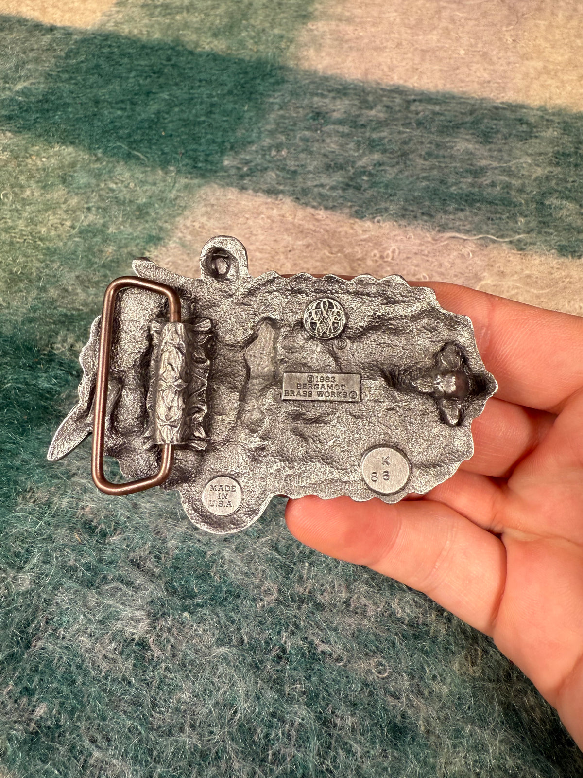 Vintage BMX Racing Belt Buckle