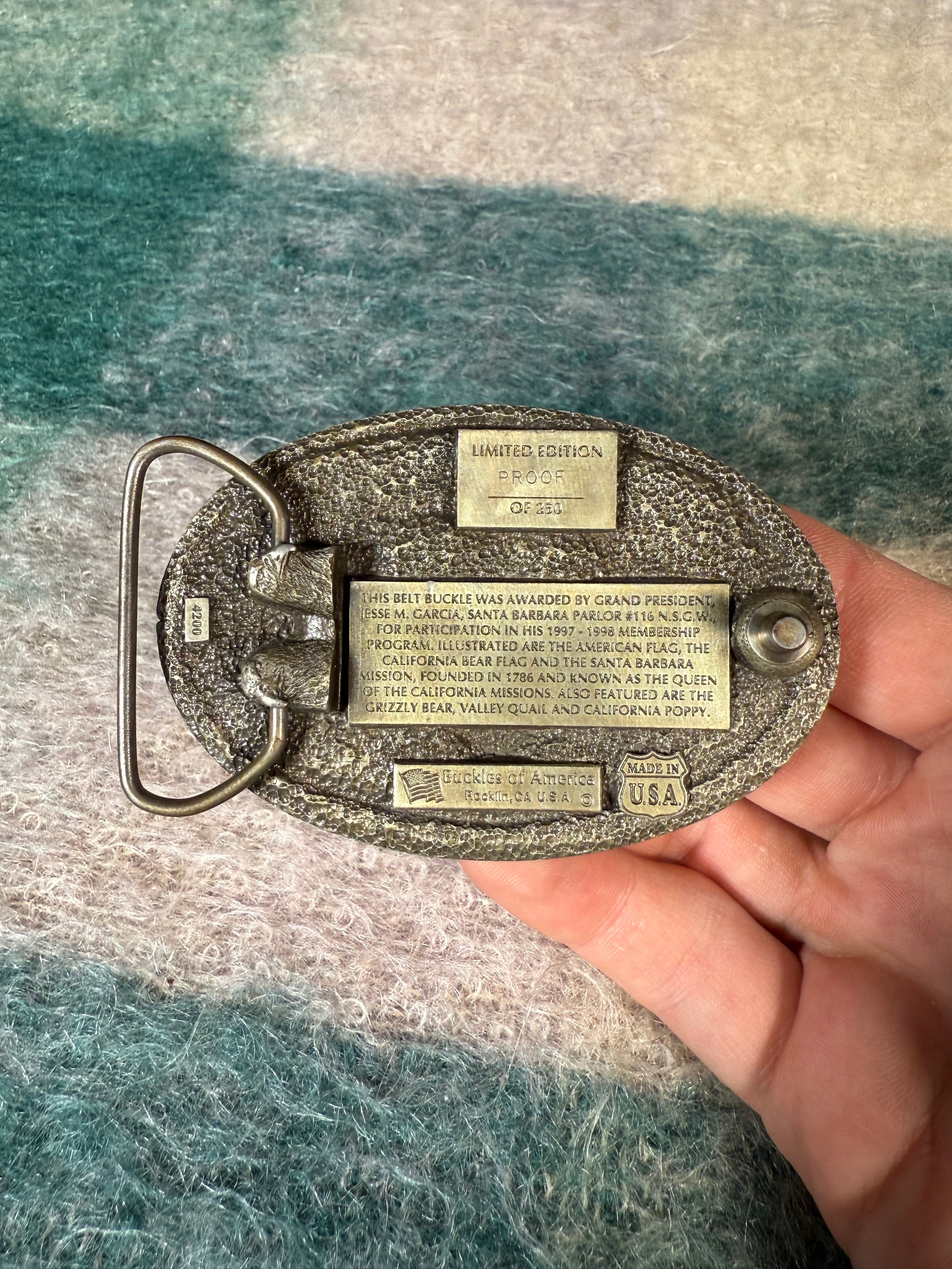 Vintage California Belt Buckle