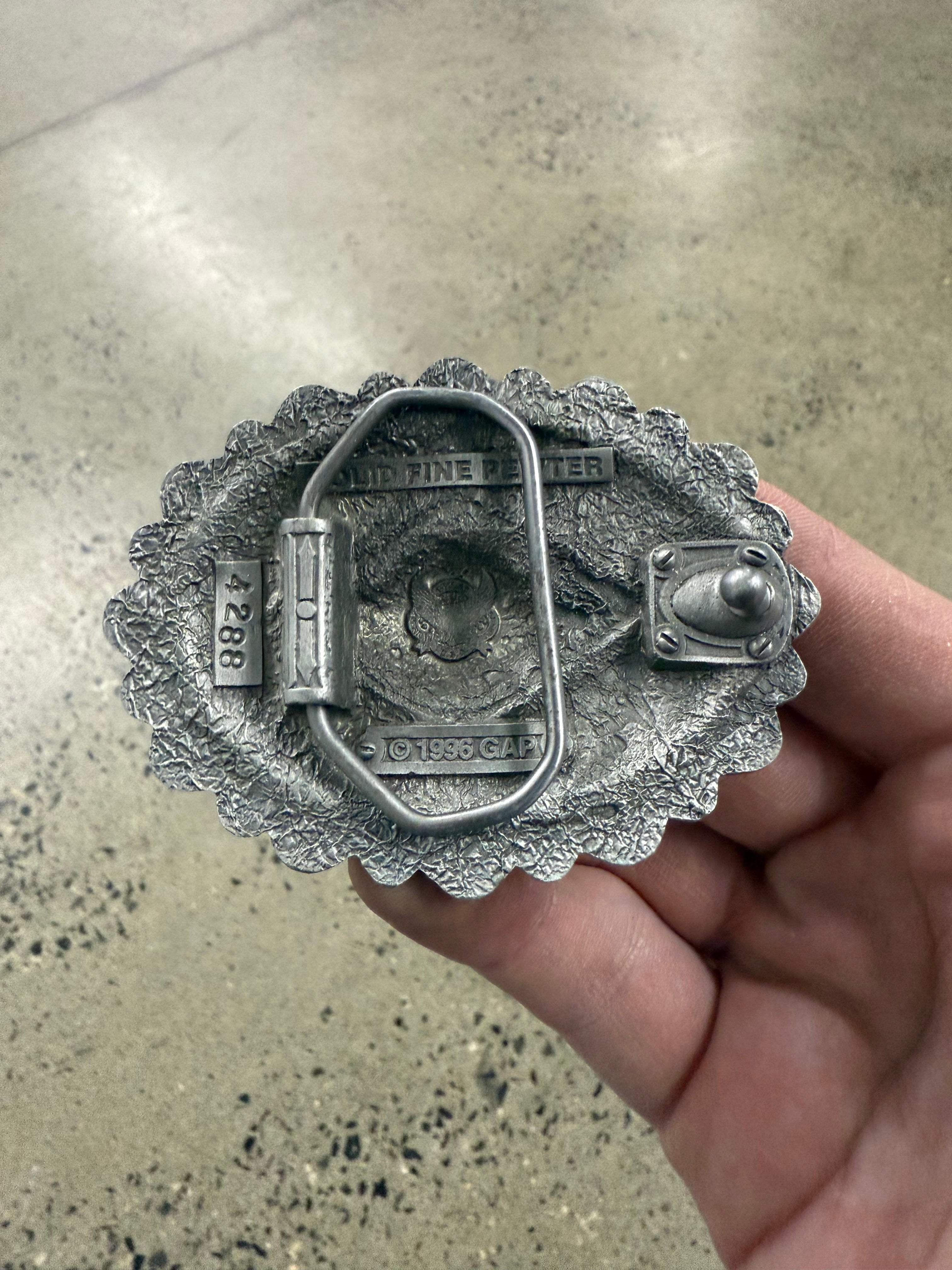 Vintage Rose Belt Buckle