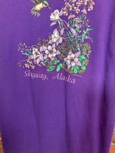 Load image into Gallery viewer, Vintage Purple Hummingbird Shirt (M/L)
