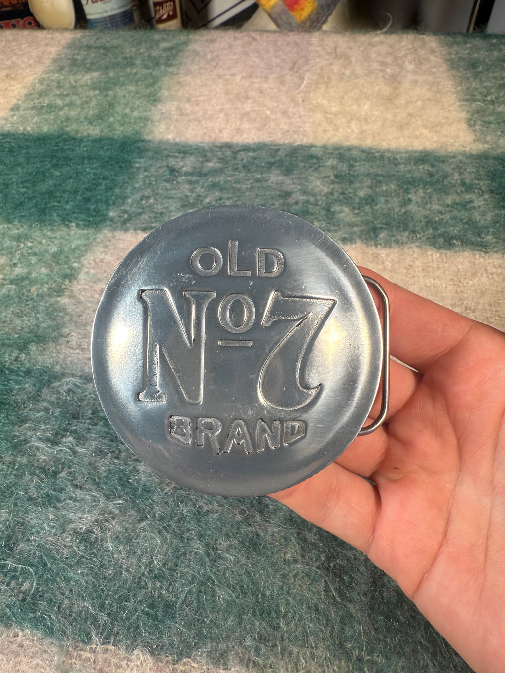 2005 Jack Daniels Number 7 Bottle Cap Belt Buckle