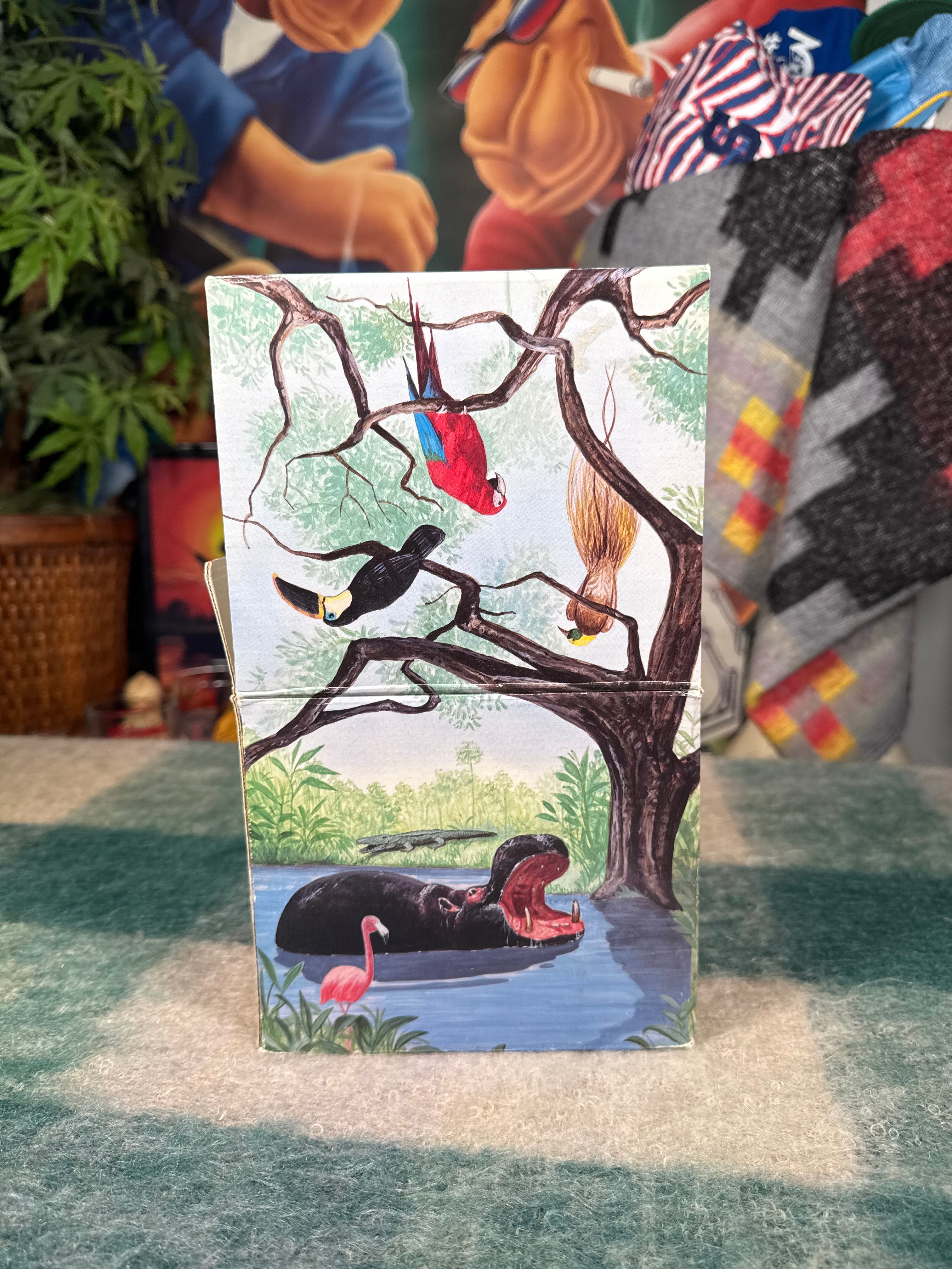 Vintage Wildlife Adventure Cards Set