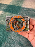 Vintage Tiger Tail Lager Beer Belt Buckle