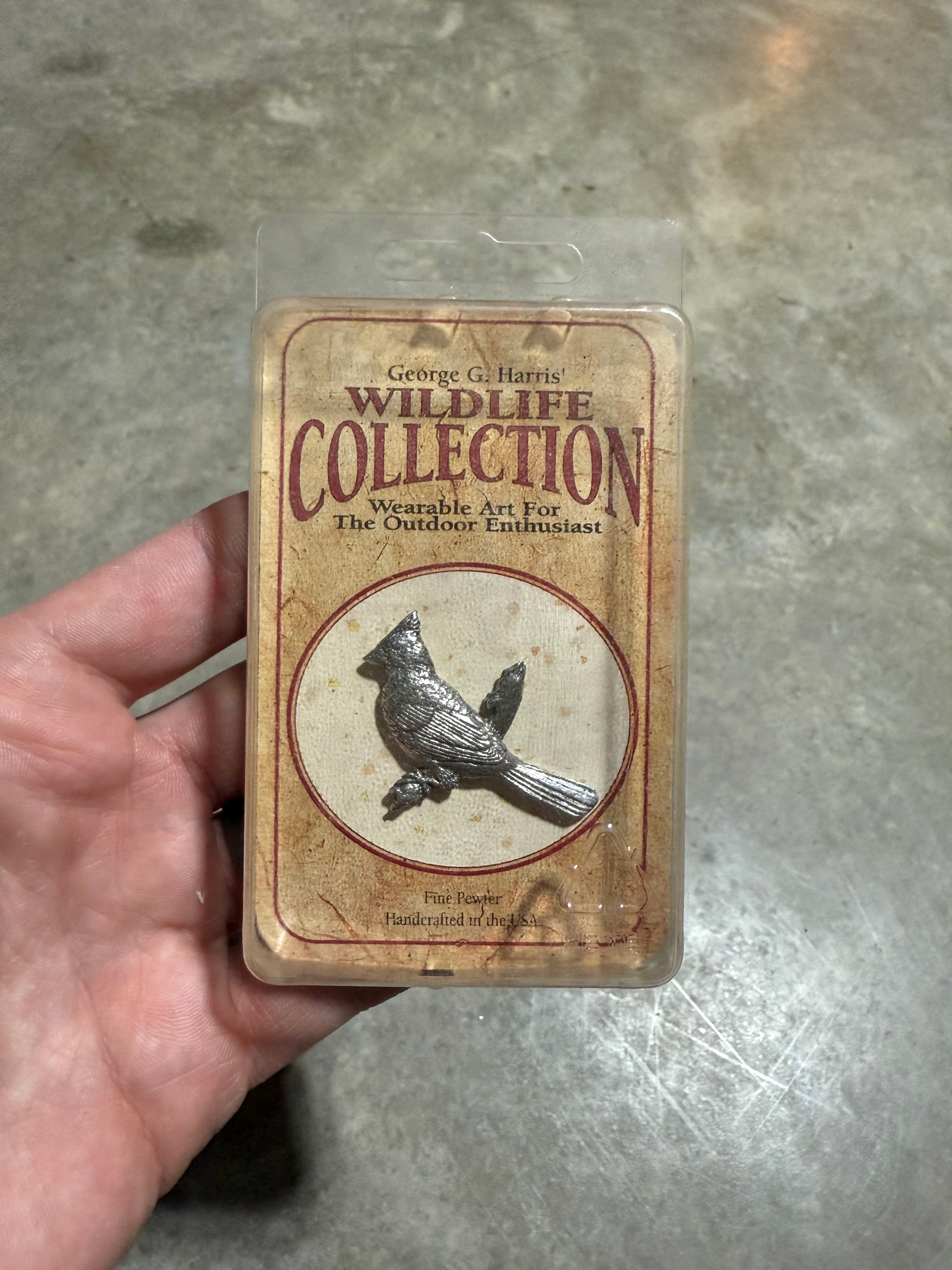 Lot of 6 Vintage Birds Wildlife Pins