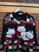 Load image into Gallery viewer, Vintage 80s Cat Sweater (WM)
