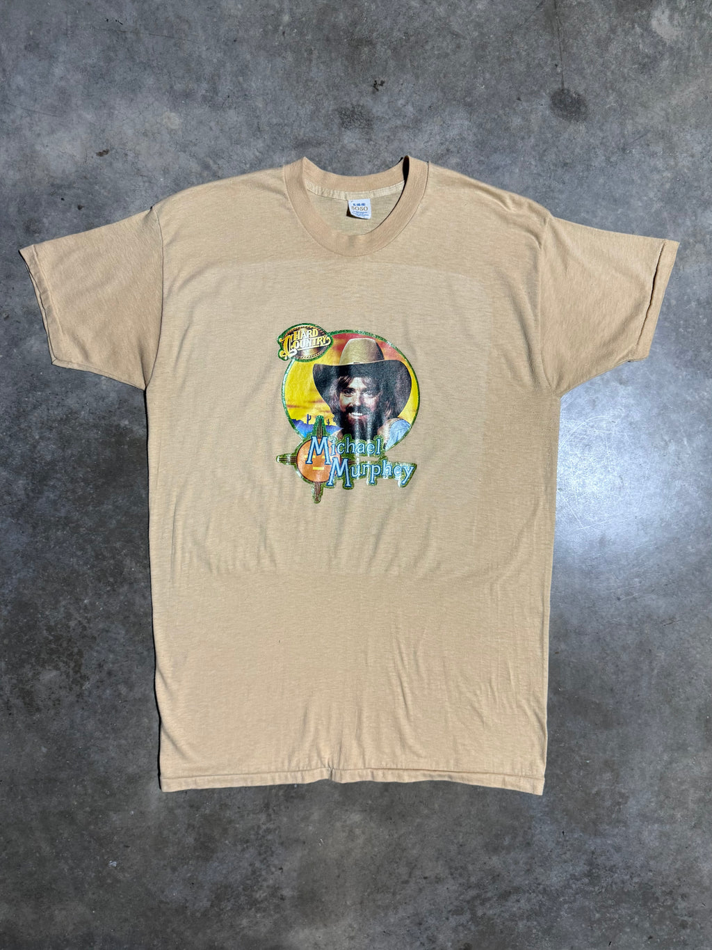 Vintage 1970s Michael Murphy Country Music T-Shirt (M)