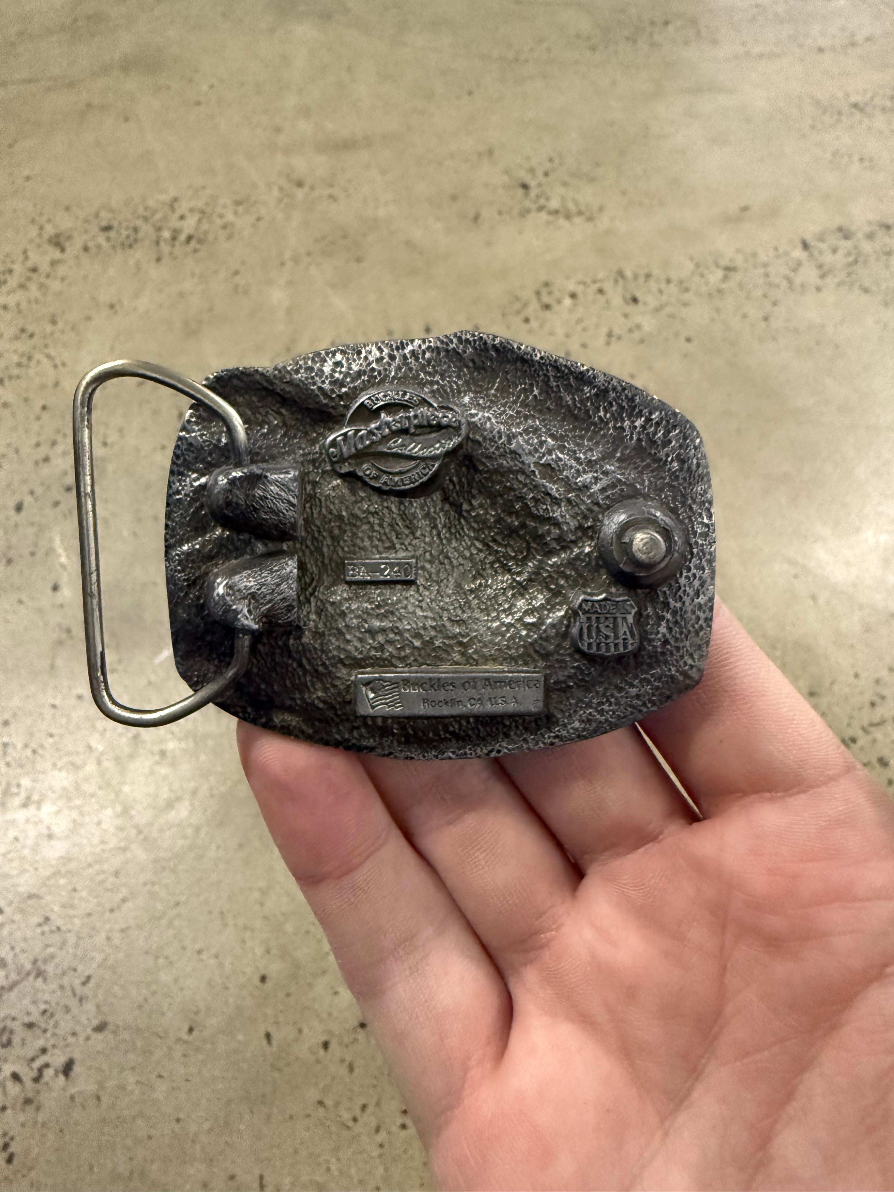 Vintage Carpet Layer Belt Buckle
