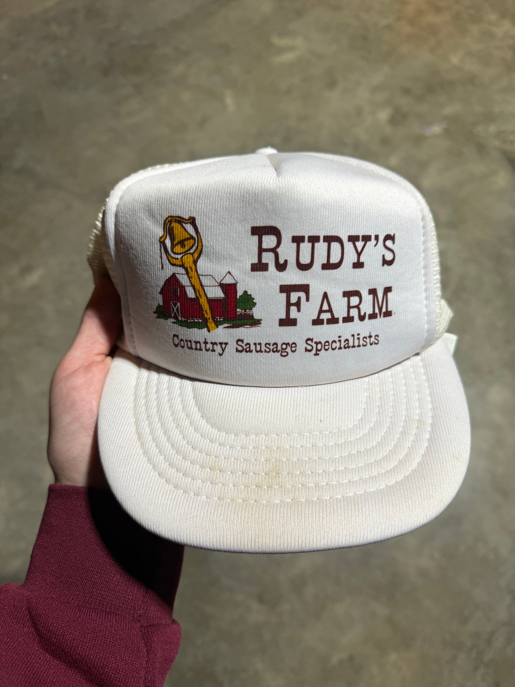 Vintage Rudy’s Family Farm Country Sausage Specialist Trucker Hat