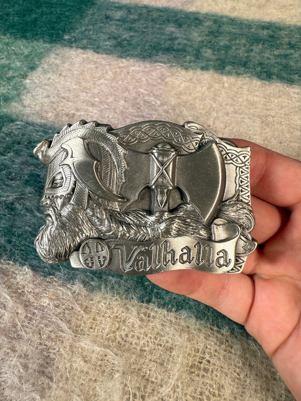 Vintage Valhalla Belt Buckle