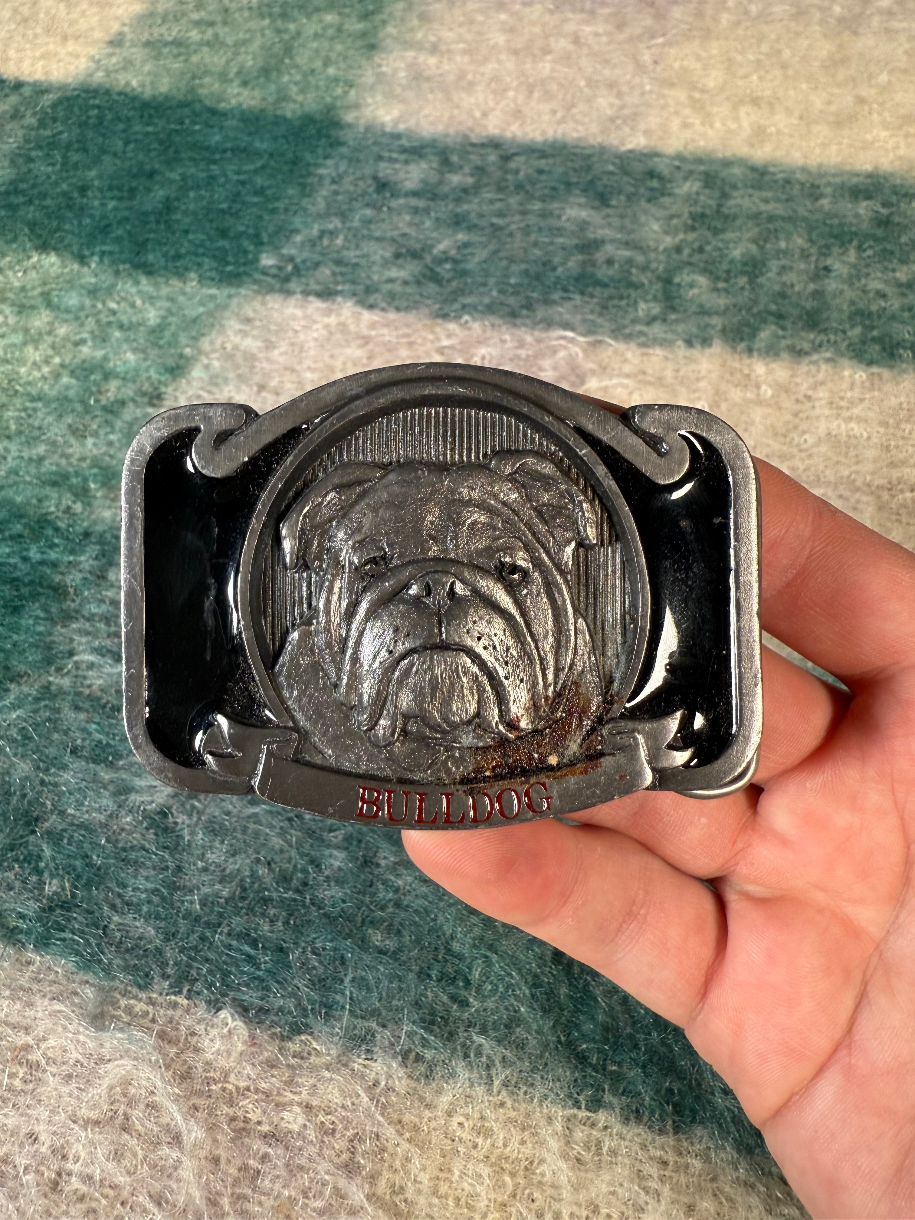 Vintage Bulldog Belt Buckle