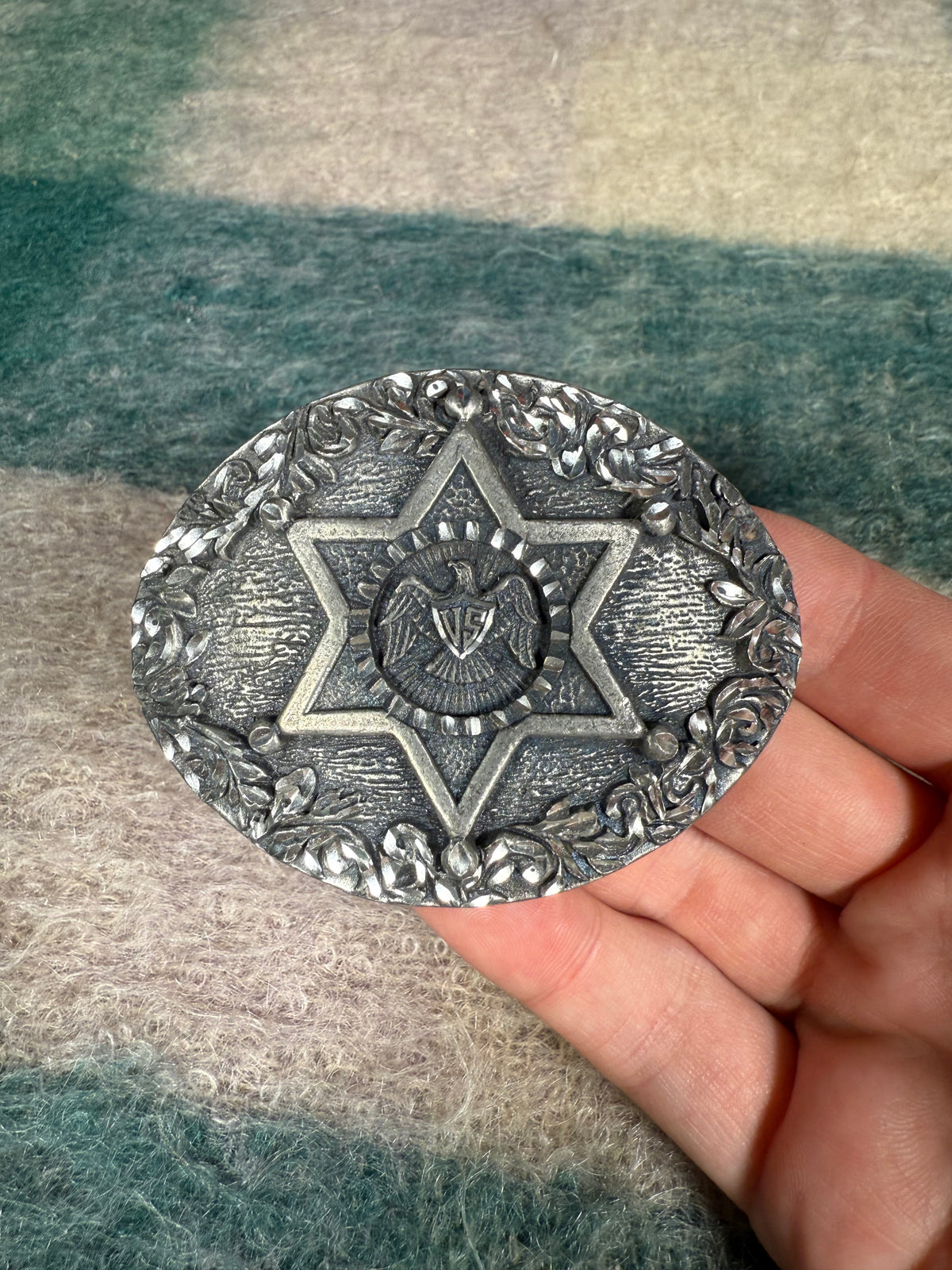 Vintage USA Eagle Belt Buckle