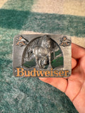 Vintage Budweiser Horse Belt Buckle