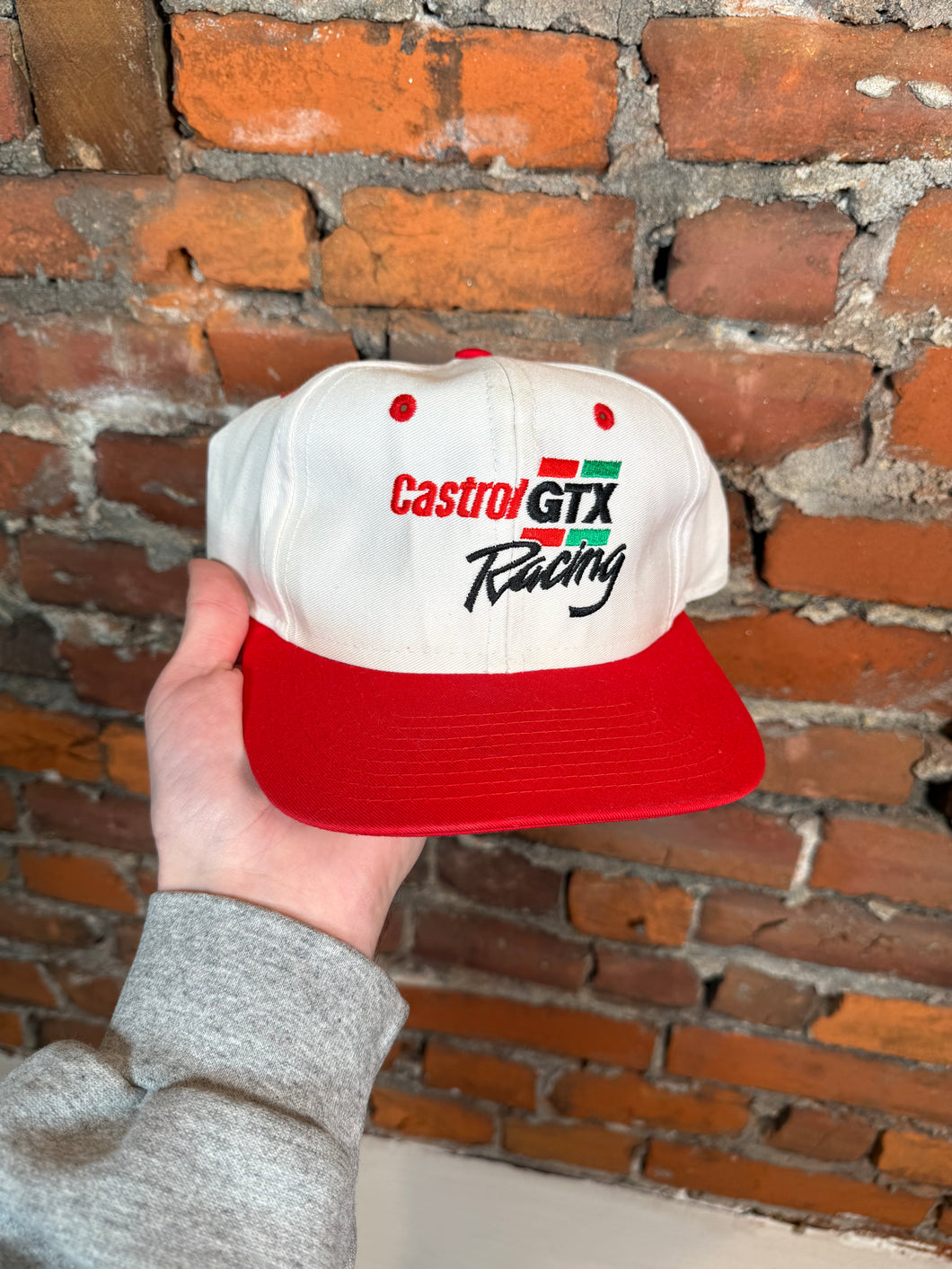 Vintage 90s Castrol GTX Racing SnapBack Hat