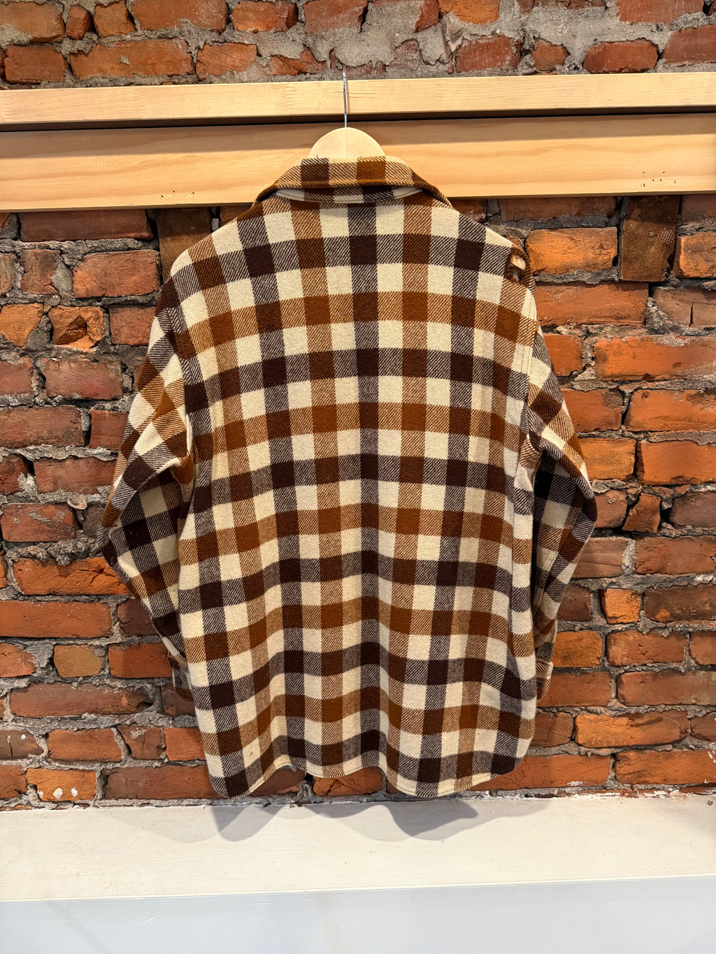 Vintage Woolrich Brown Flannel Shirt (L)