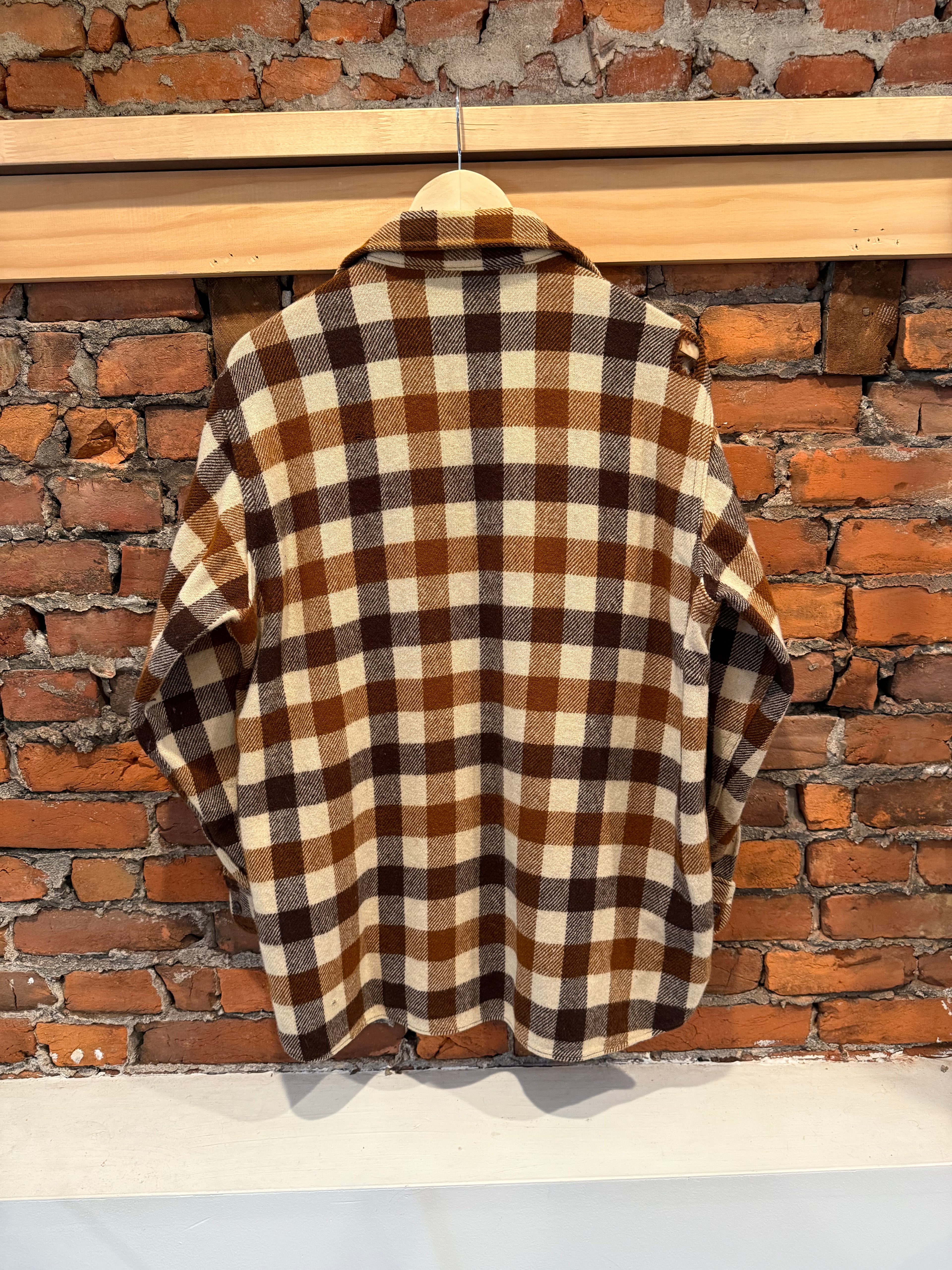 Vintage Woolrich Brown Flannel Shirt (L)