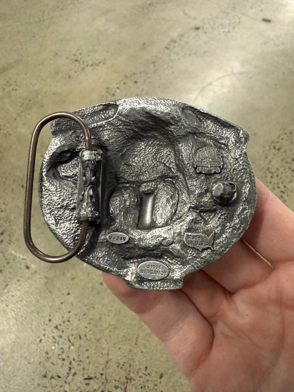 Vintage Till Death Do Us Part Motorcycle Belt Buckle