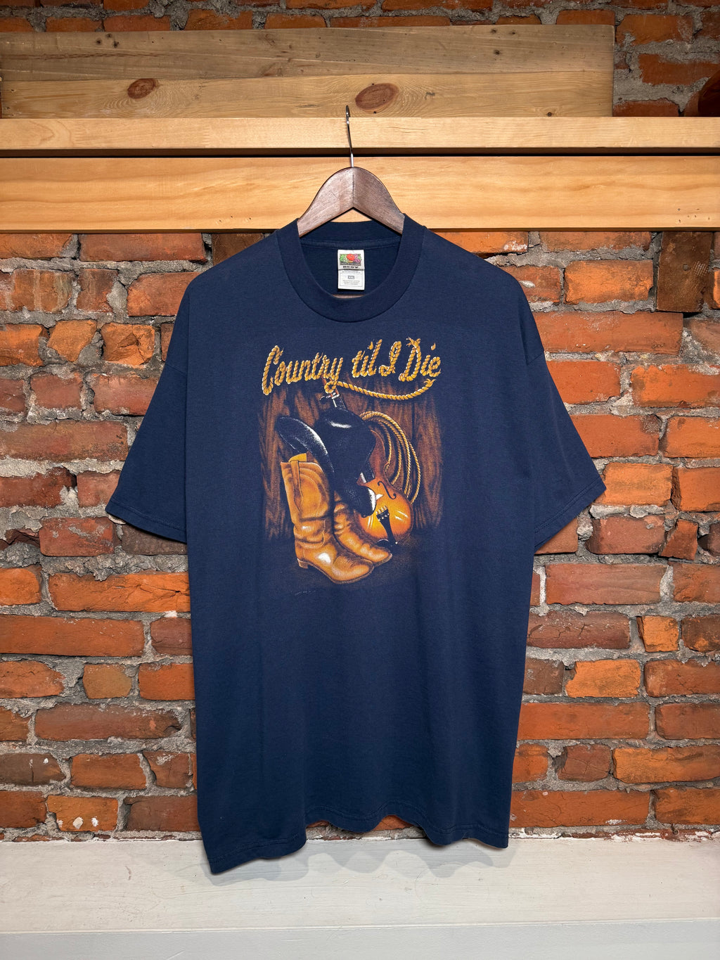 Vintage 90s Country Til I Die Tee (XXL)