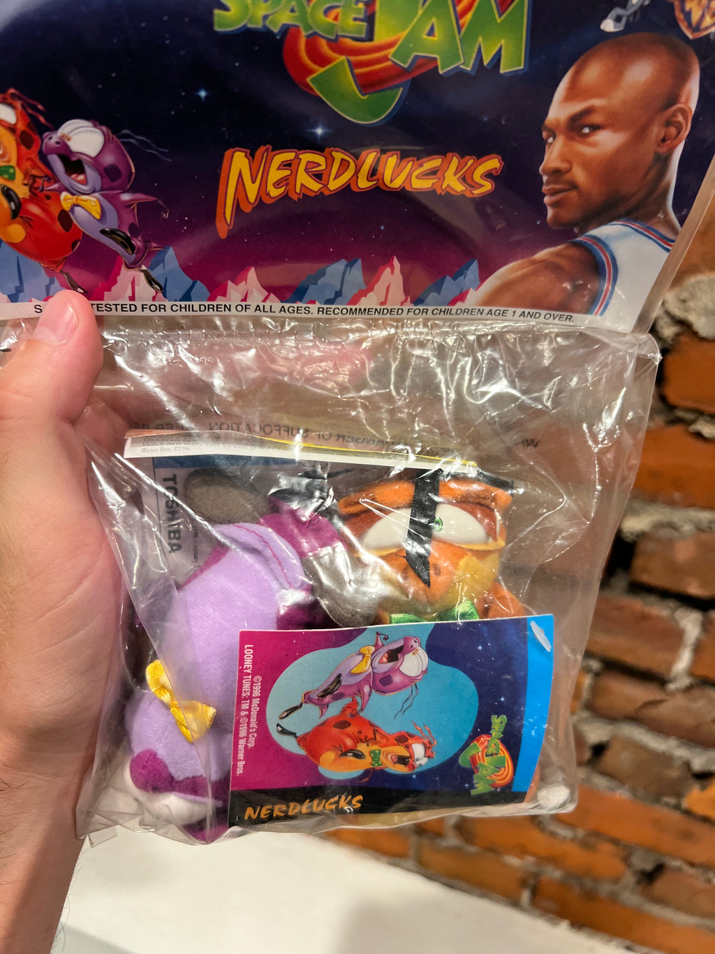 Vintage Space Jam McDonald’s Nerdlucks Plushes