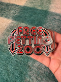 2005 Free Petting Zoo Belt Buckle