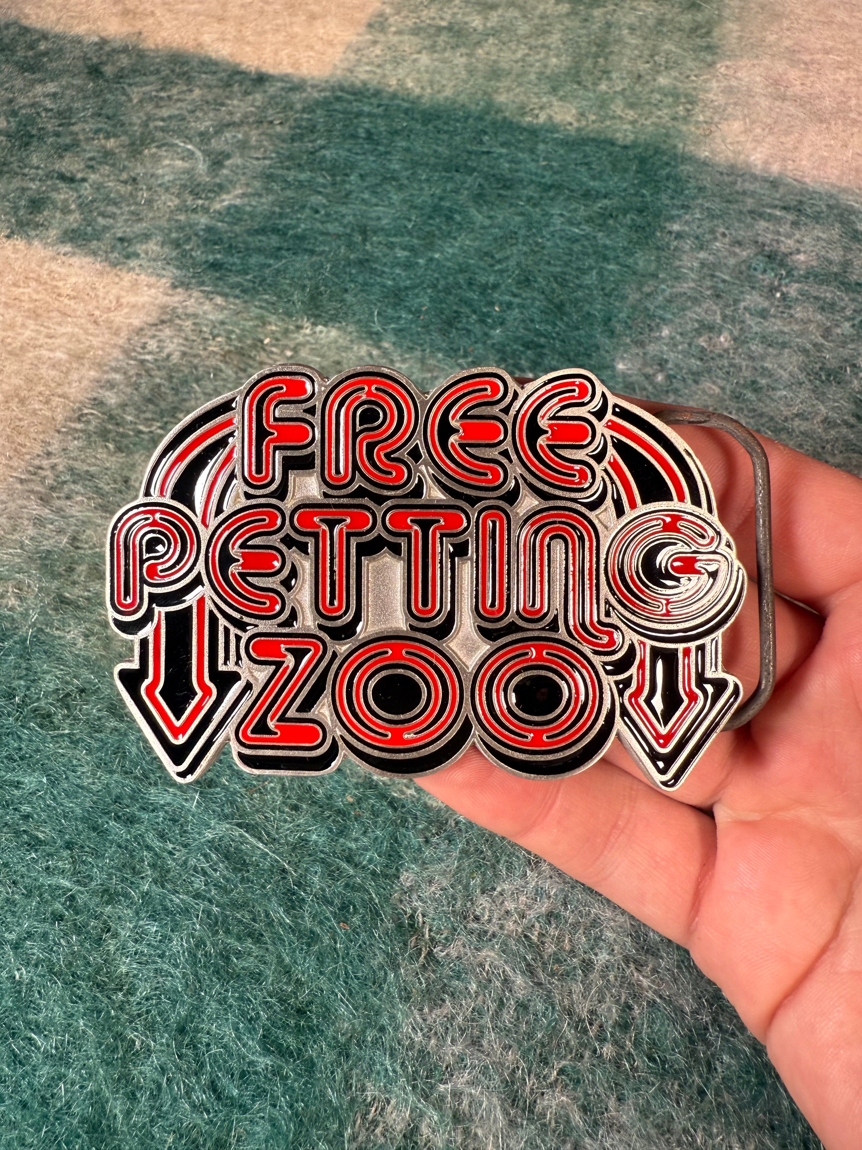 2005 Free Petting Zoo Belt Buckle