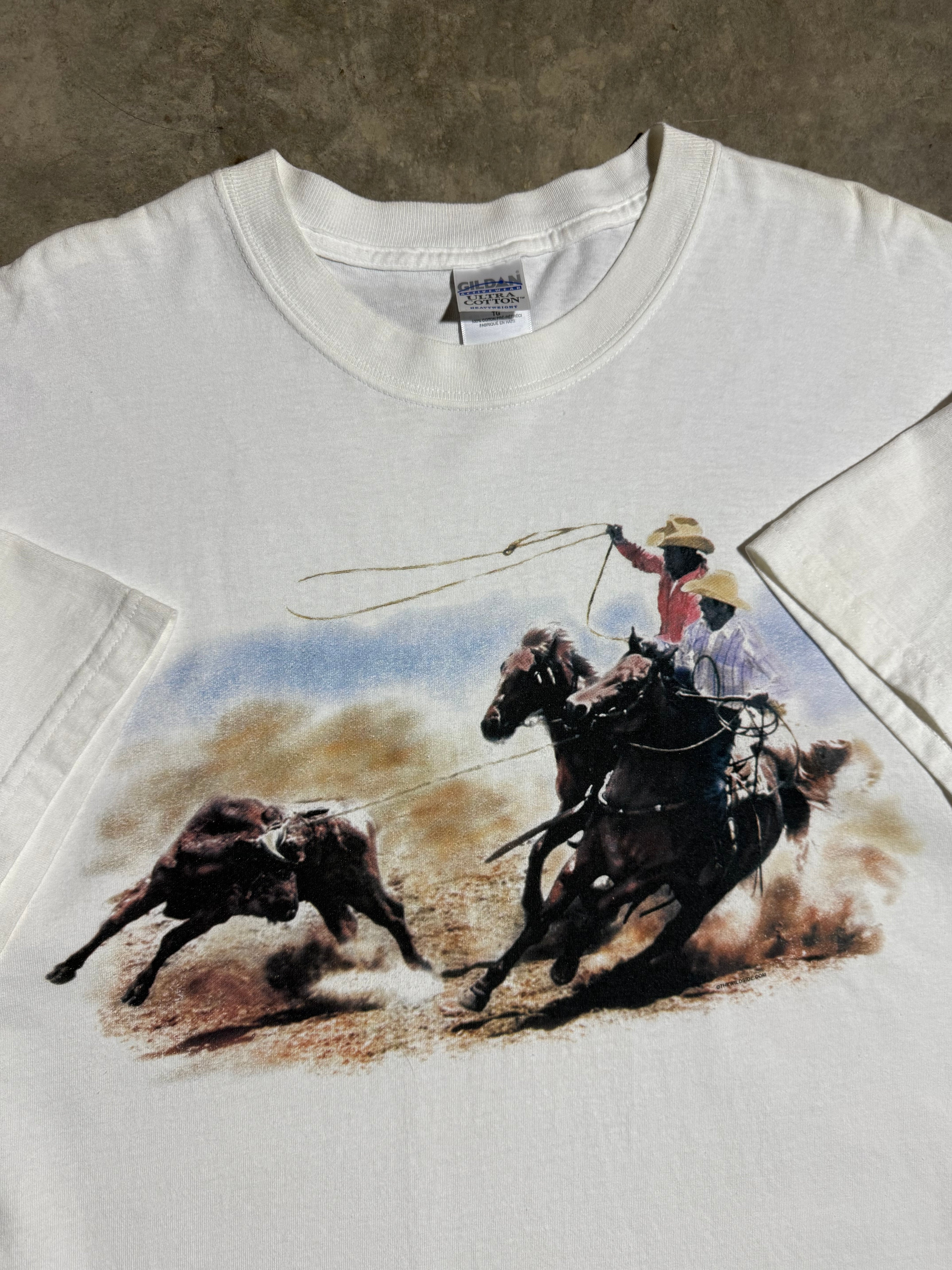 Vintage Cowboy Lasso T-Shirt (XL)