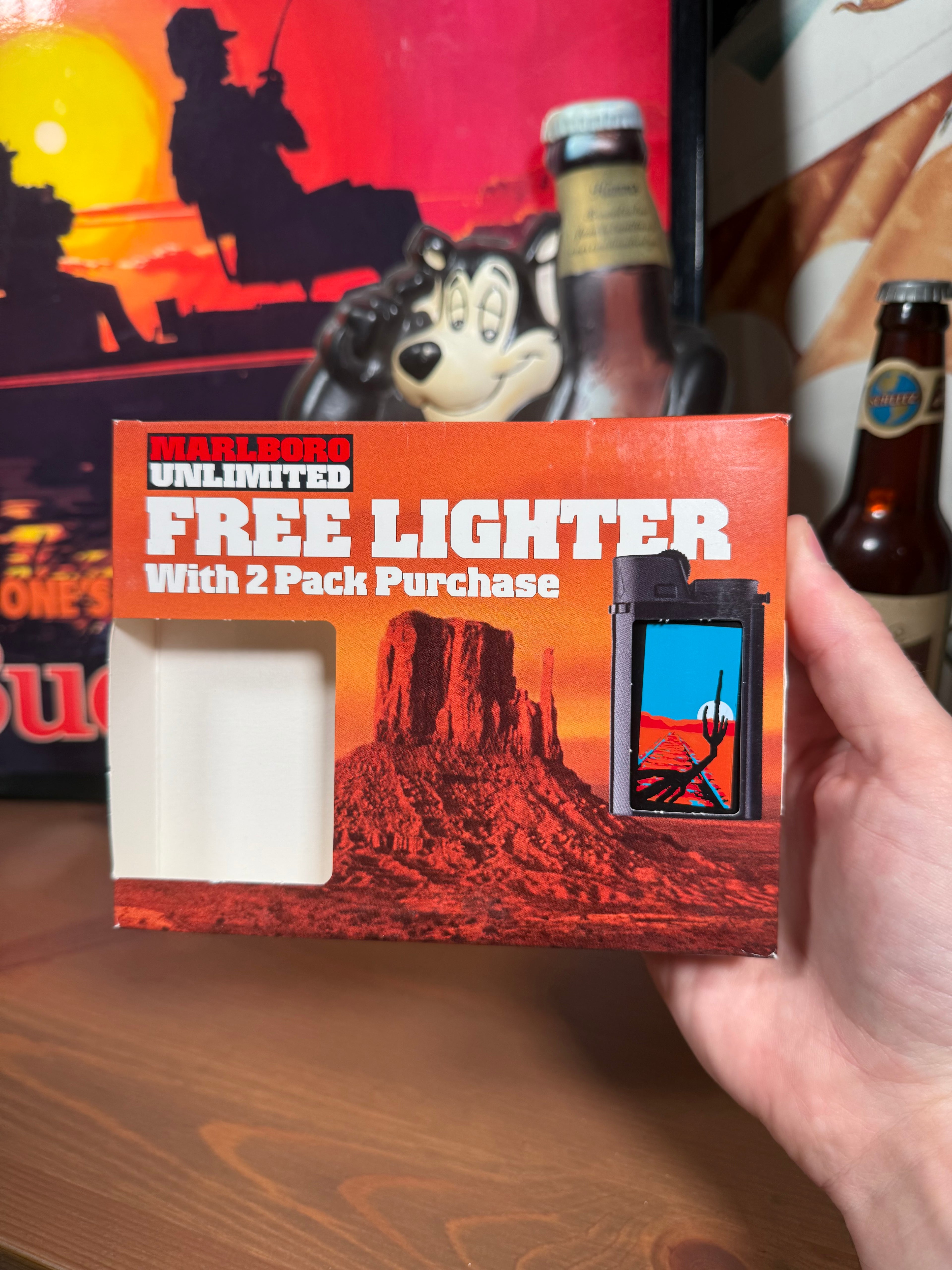 Vintage 1996 Marlboro Cactus Unopened Lighter