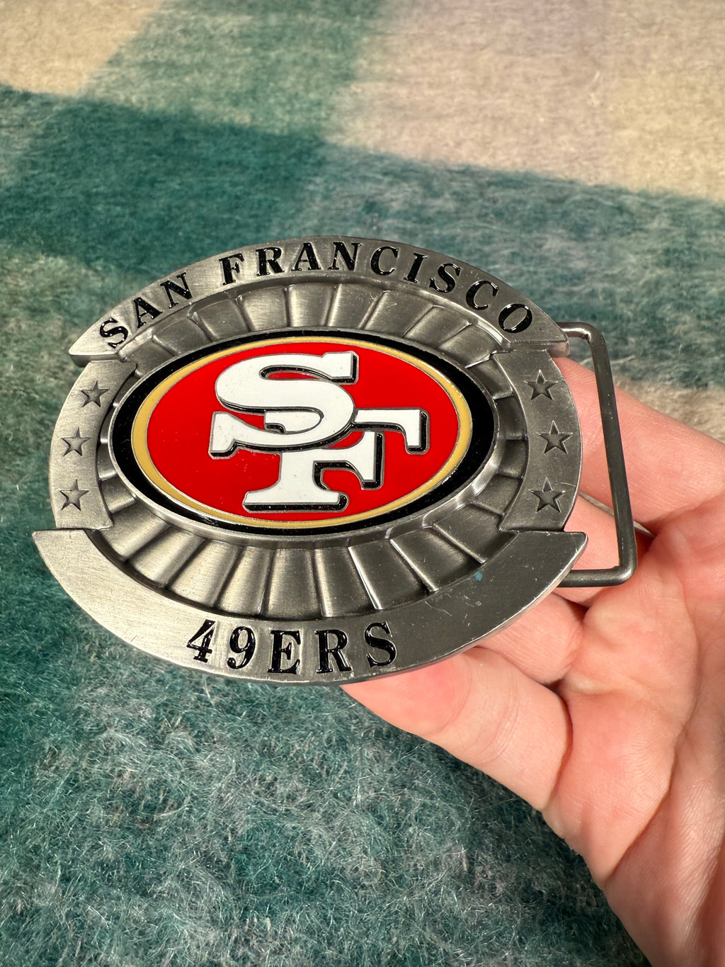 Vintage 2000s San Francisco 49ers Oversized Belt Buckle