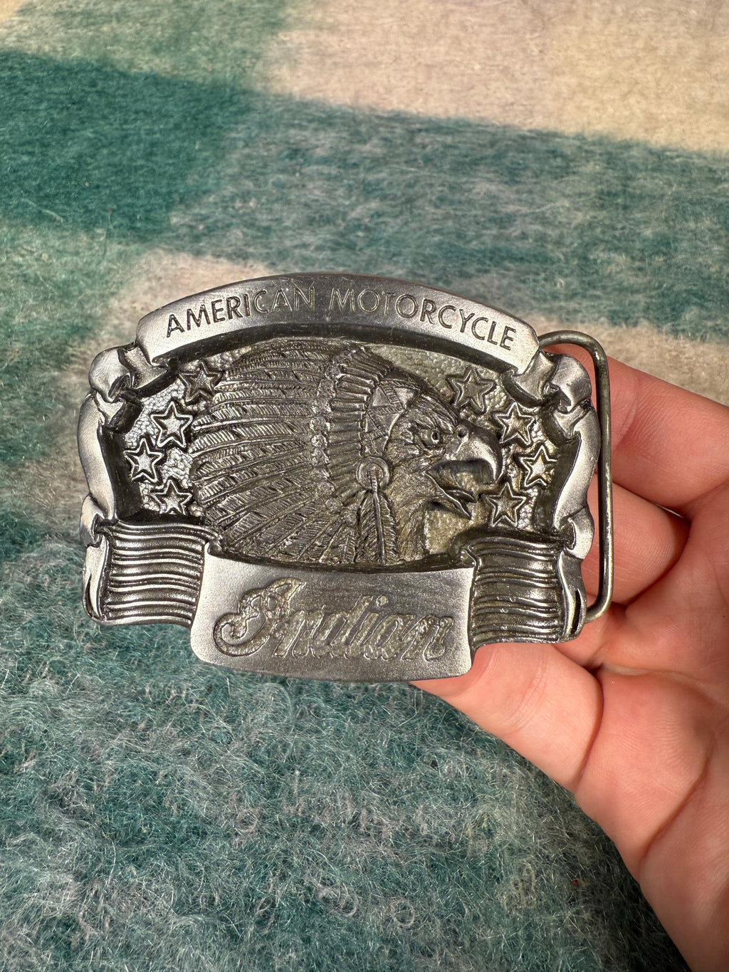 Vintage Indian Motorcycles Eagle Belt Buckle