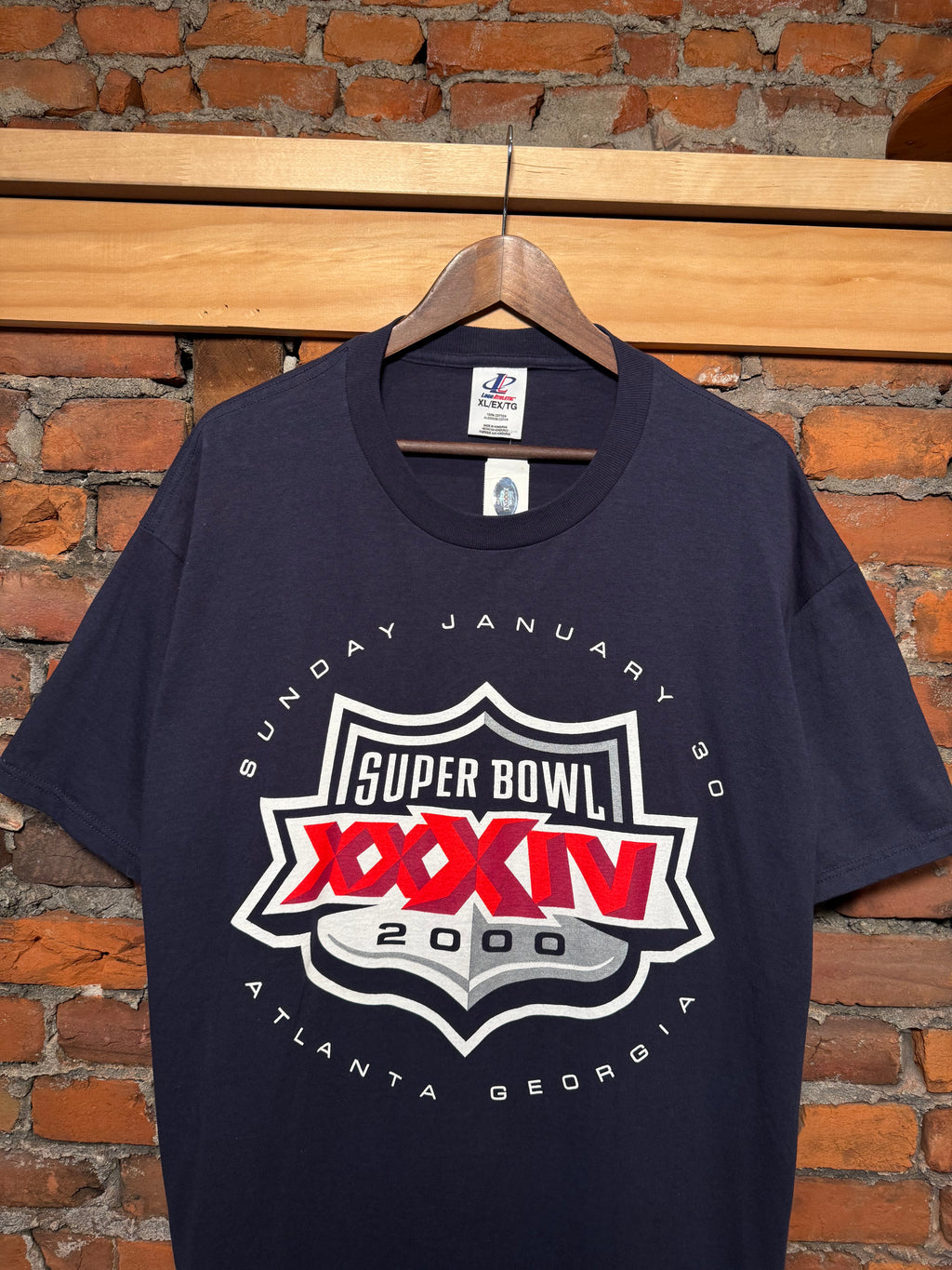 Vintage 2000 Super Bowl 34 Unworn T-Shirt (XL)