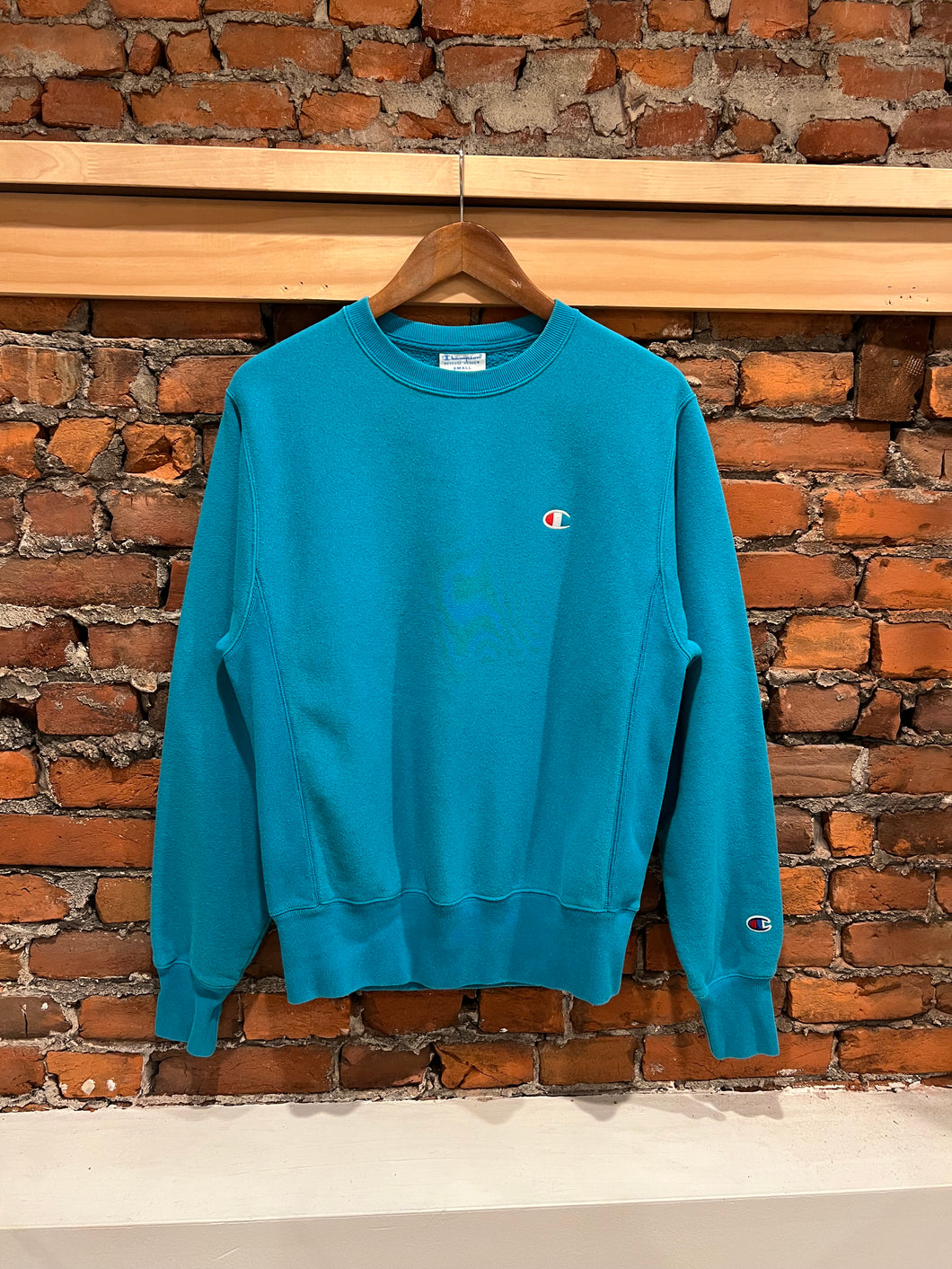 Modern Blue Champion Reverse Weave Crewneck (S)