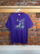 Load image into Gallery viewer, Vintage Purple Hummingbird Shirt (M/L)
