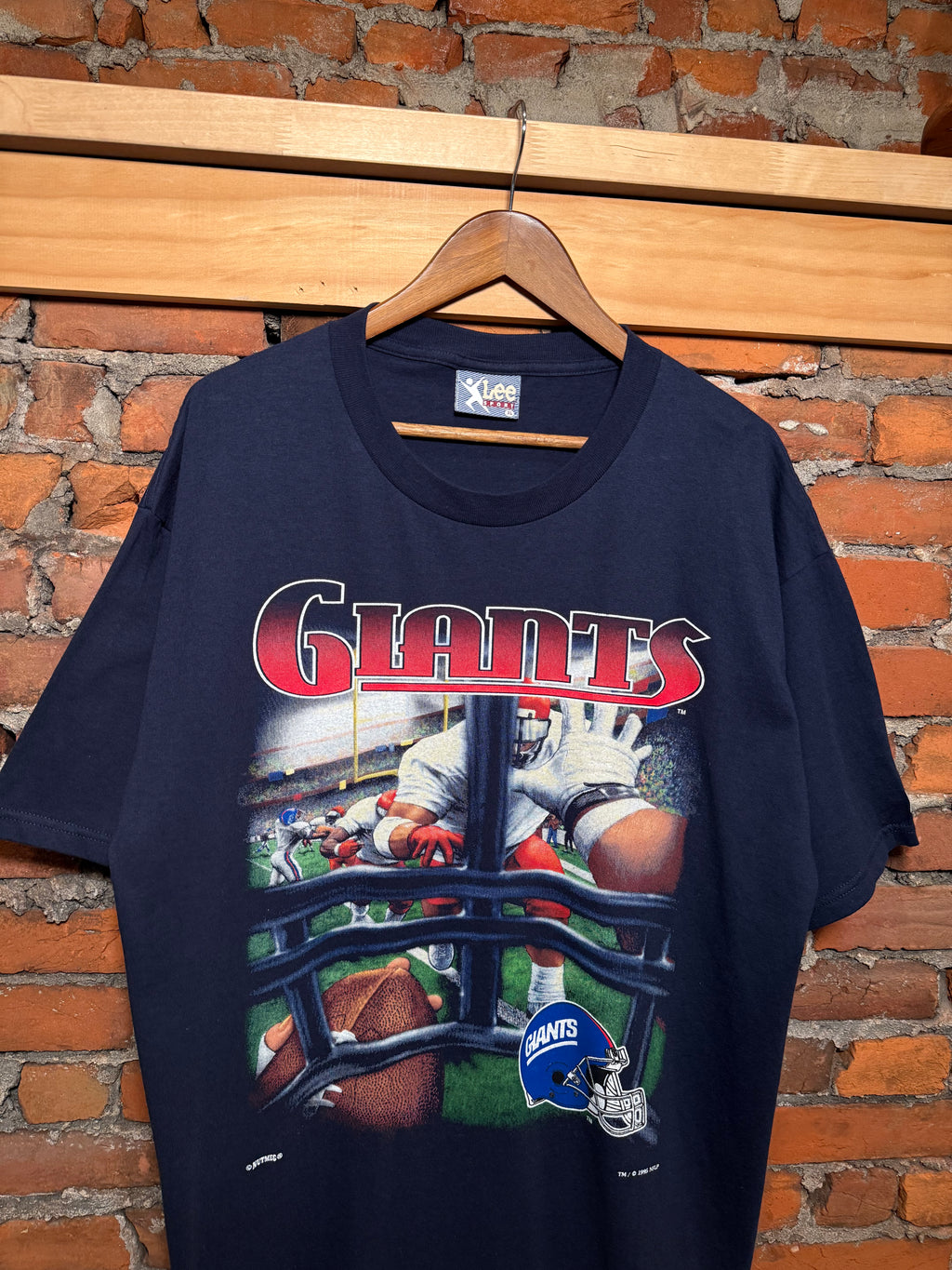 Vintage 1995 New York Giants Helmet Tee (XL)