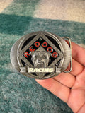 Vintage Red Dog Beer Racing Belt Buckle