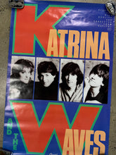 Load image into Gallery viewer, Vintage 80s Katrina and the Waves Band Poster (24x36)
