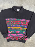 Vintage 80s Lindsey Blake Sport Floral Sweatshirt (WM)