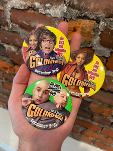 Lot of 3 Vintage Austin Powers Goldmember Pins
