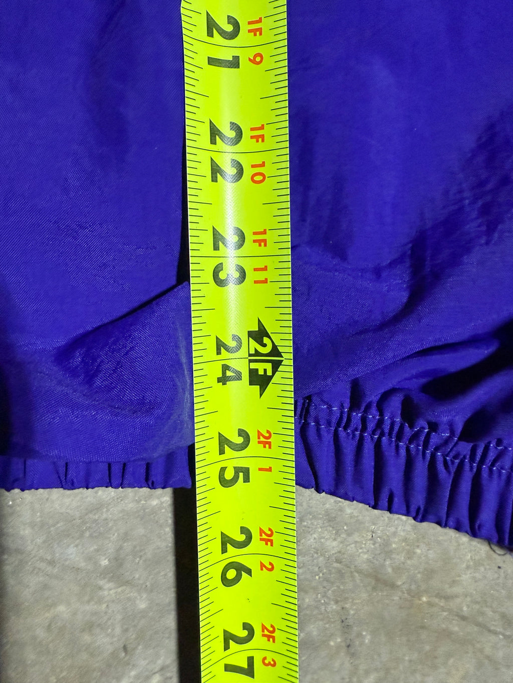 Vintage Surf Style Pink and Purple Windbreaker (XL)