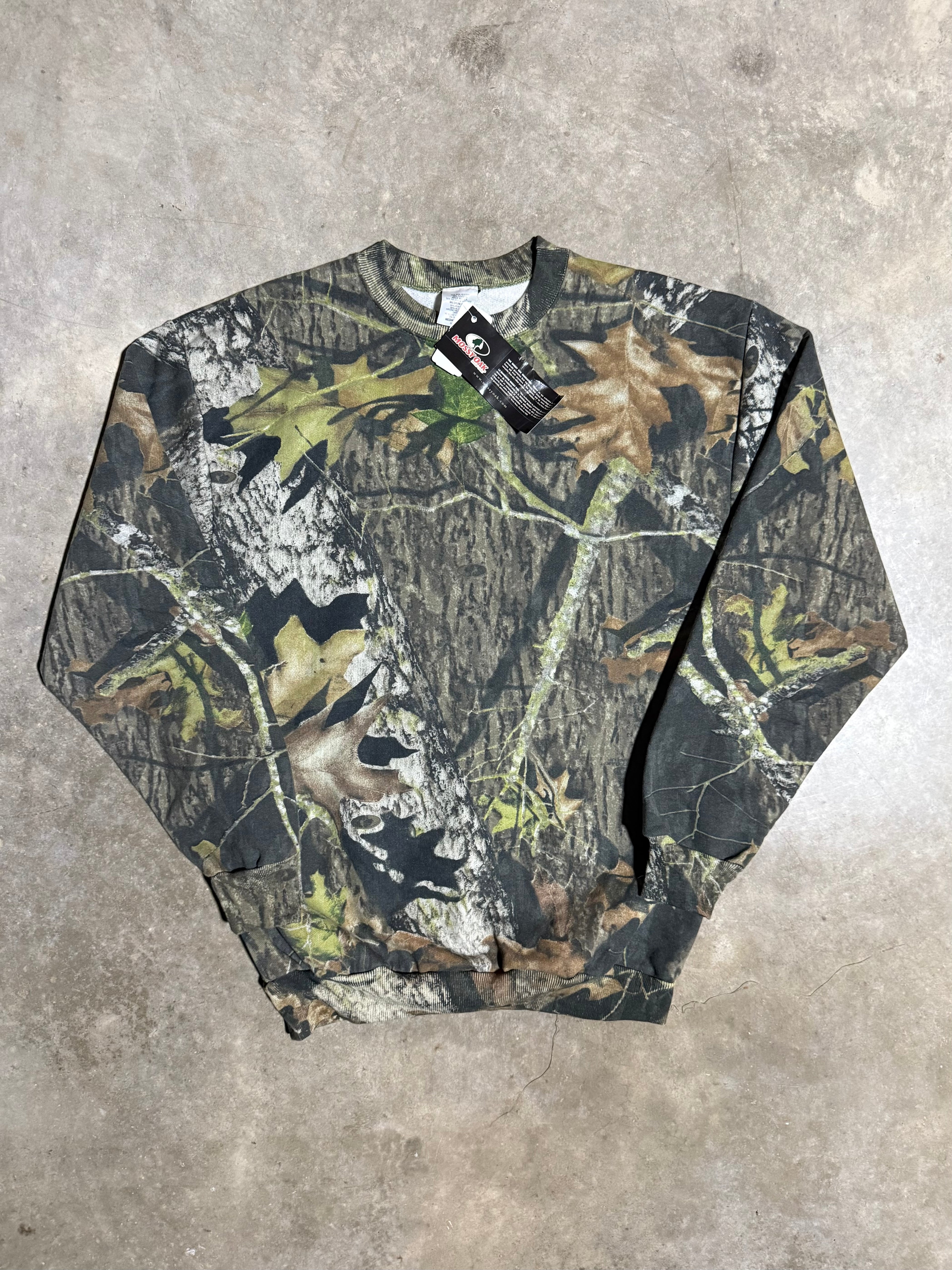 Vintage Mossy Oak Camo Crewneck (M)
