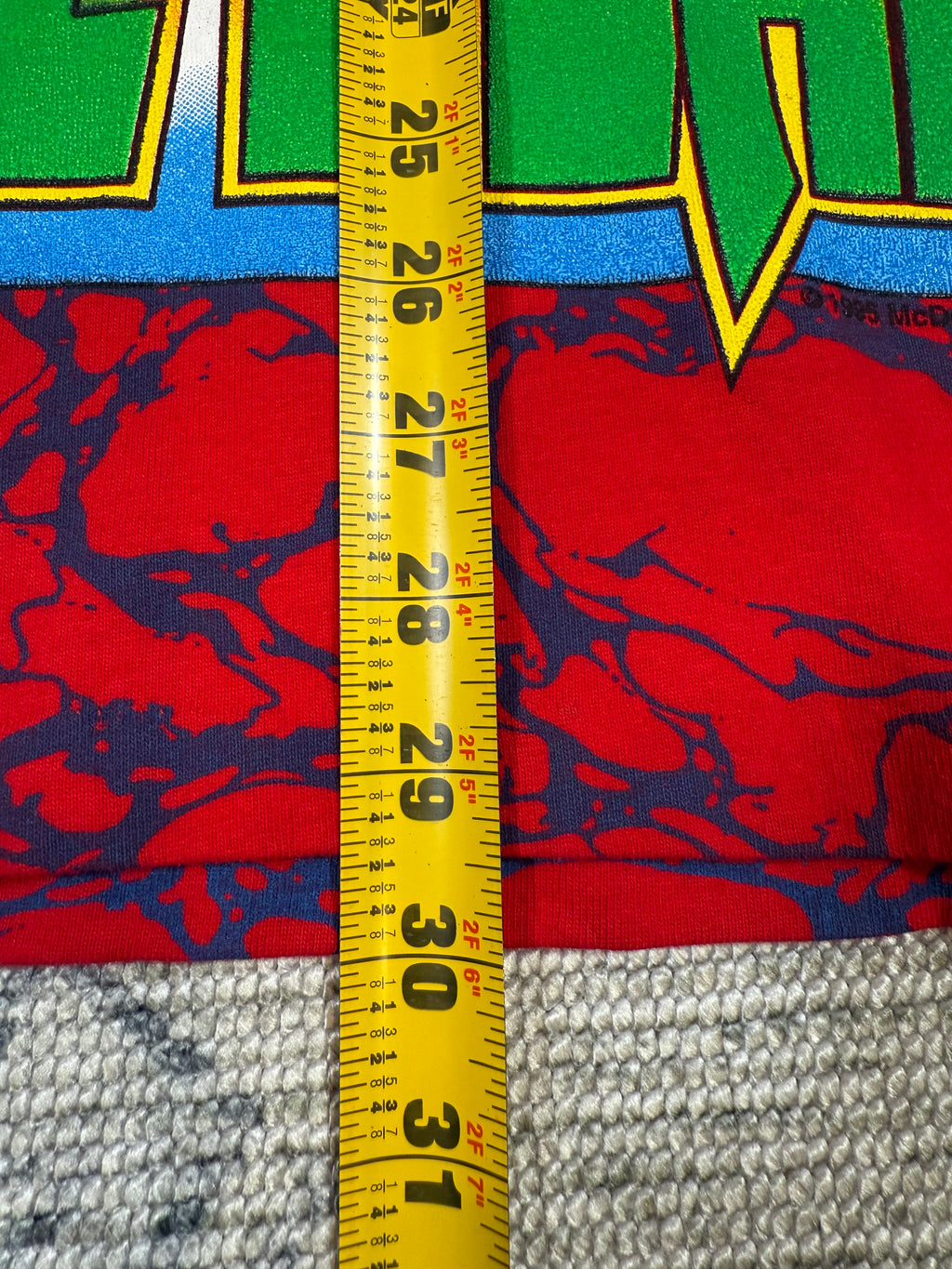 Vintage NASCAR McDonalds All Over Print Shirt (XL)