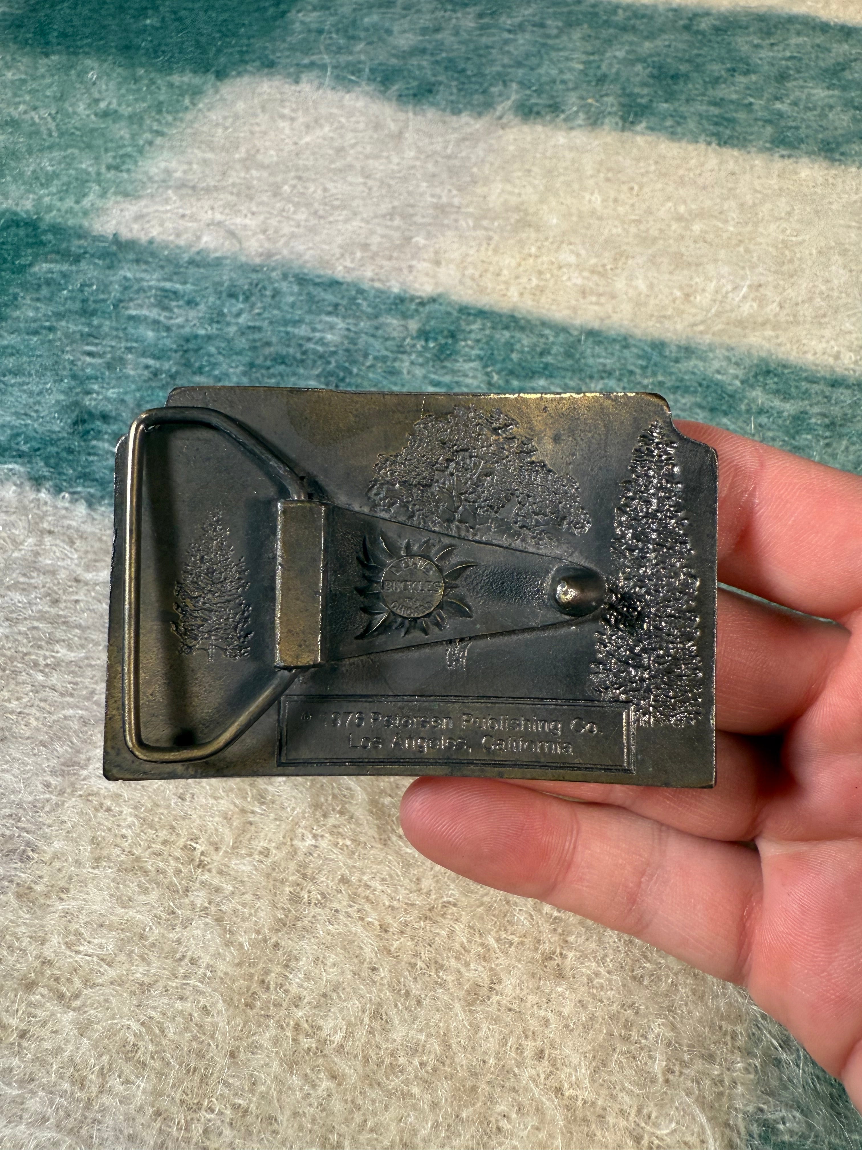 Vintage 1976 Protect Americas Hunting Heritage Belt Buckle