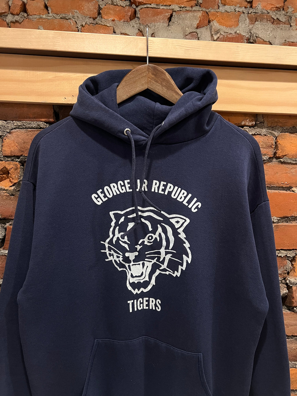 Vintage 80s George Jr Republic Tigers Hoodie (S)