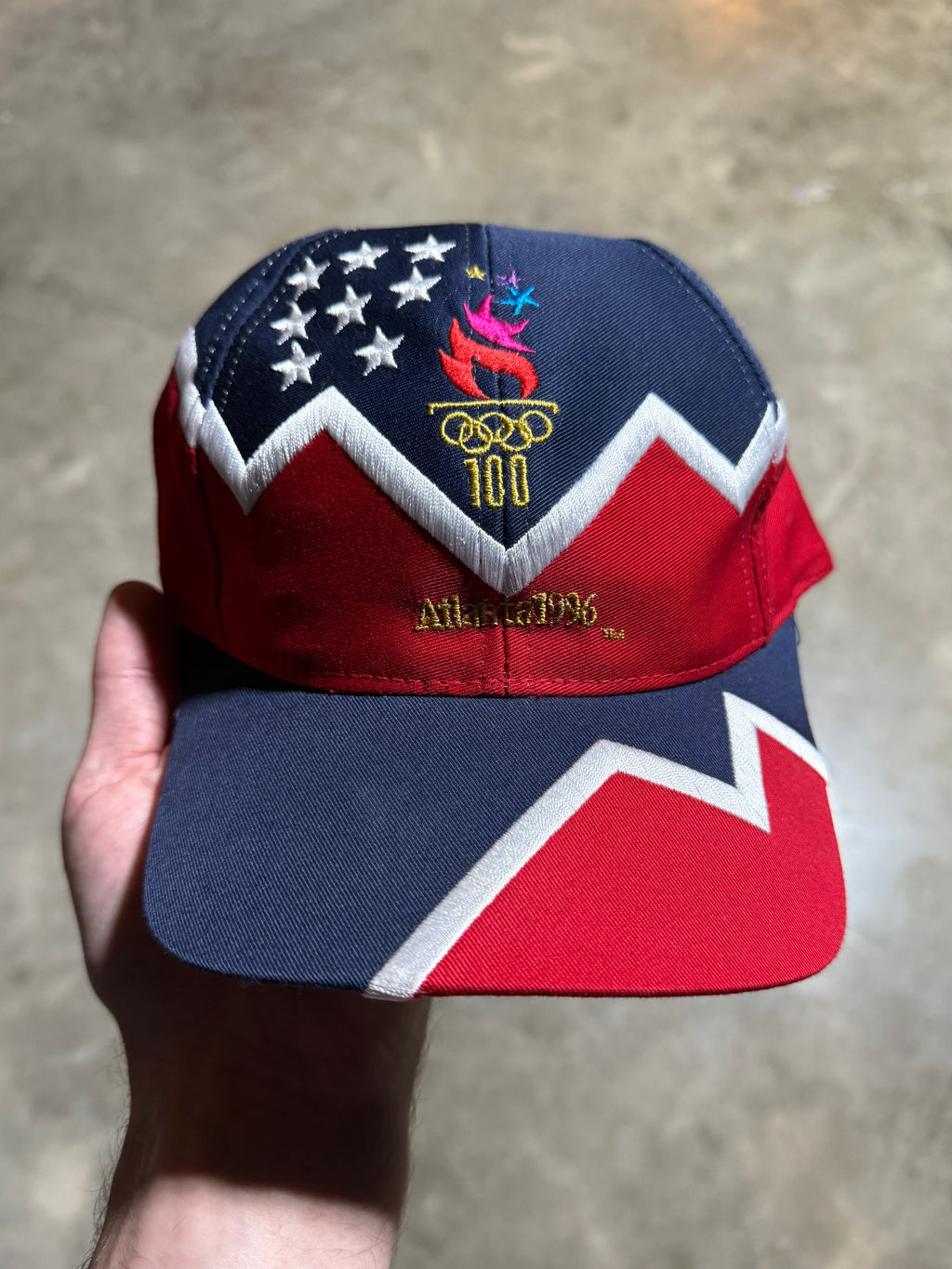 Vintage Atlanta 1996 Olympics Strapback Hat