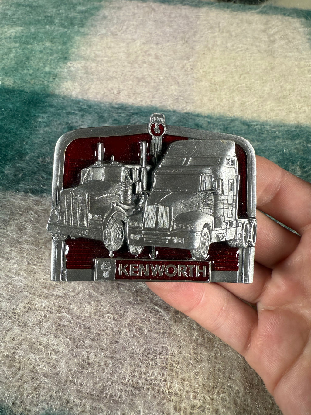 Vintage Kenworth Trucks Belt Buckle