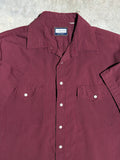 Vintage Stone River Pearl Snap Short Sleeve Shirt (XL)