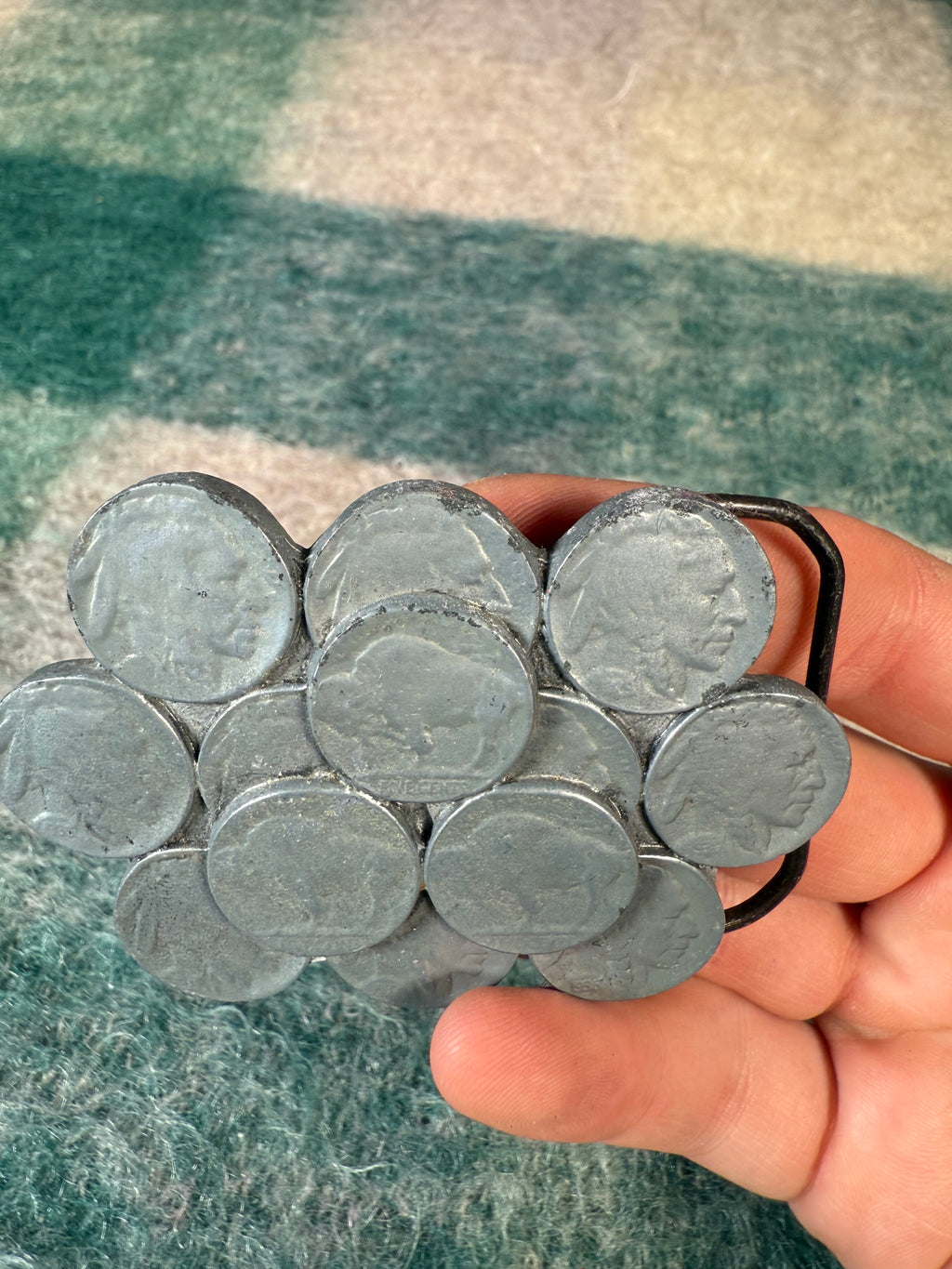 Vintage Buffalo Nickel Belt Buckle