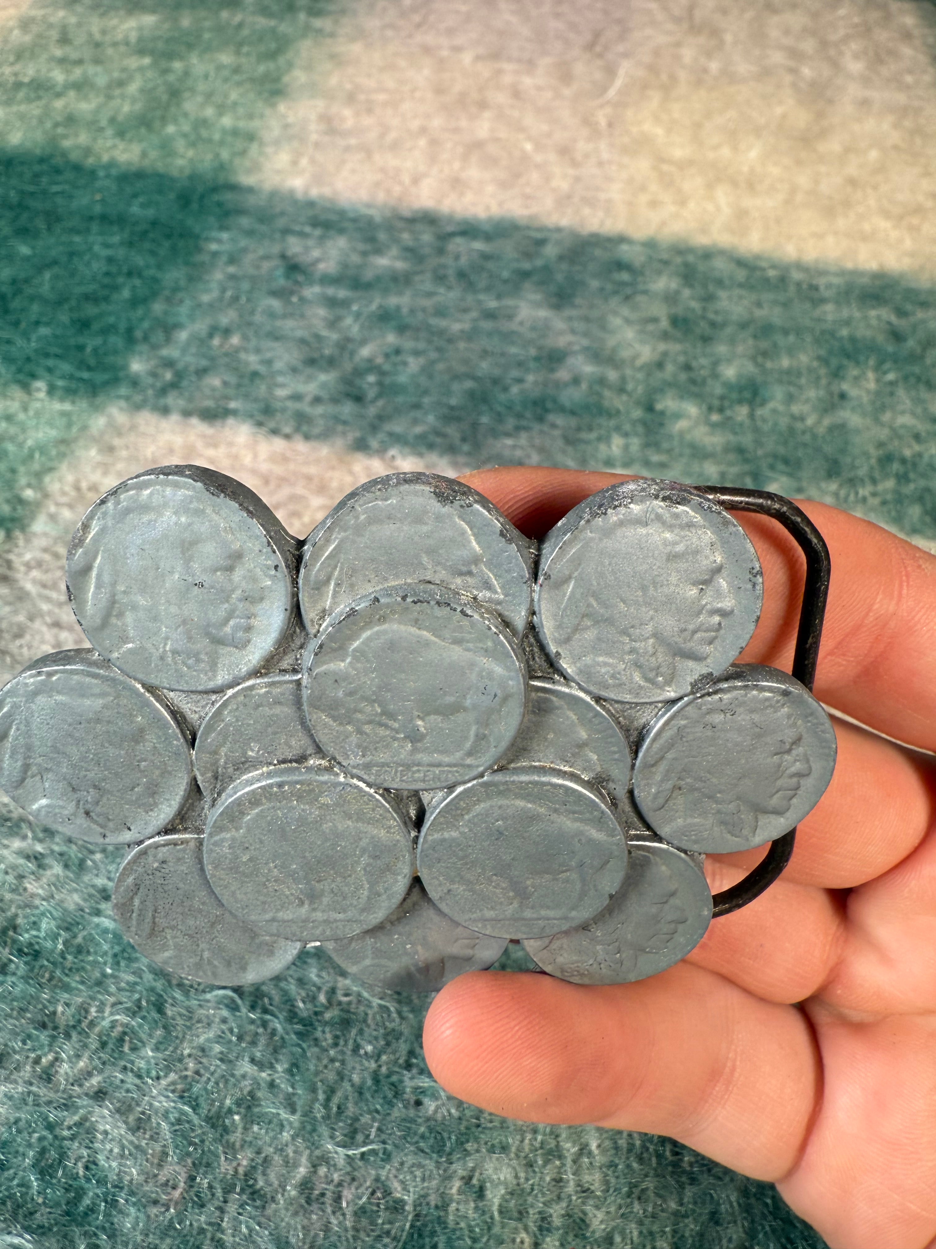 Vintage Buffalo Nickel Belt Buckle