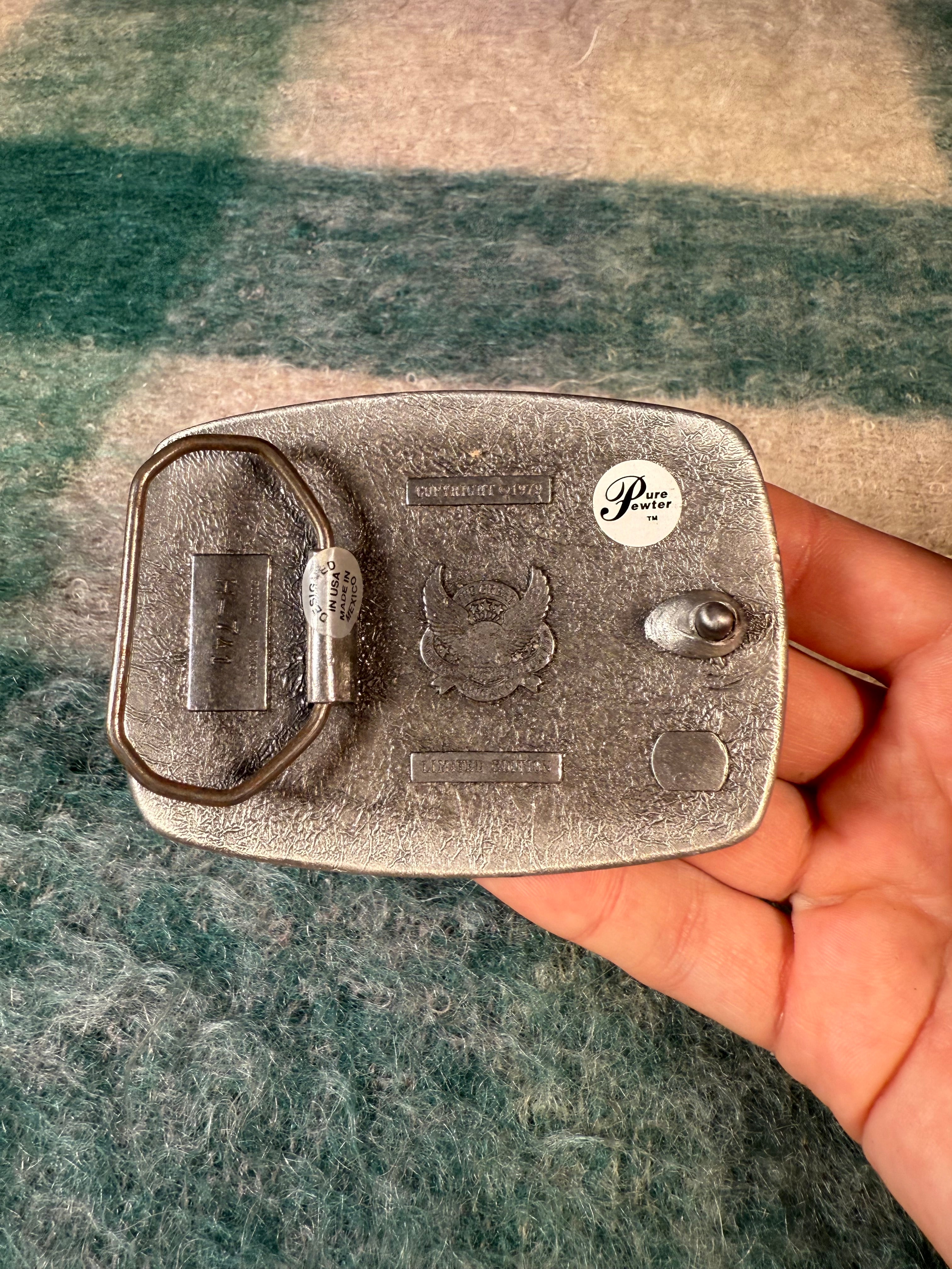 Vintage Hogs Are Beautiful Belt Buckle