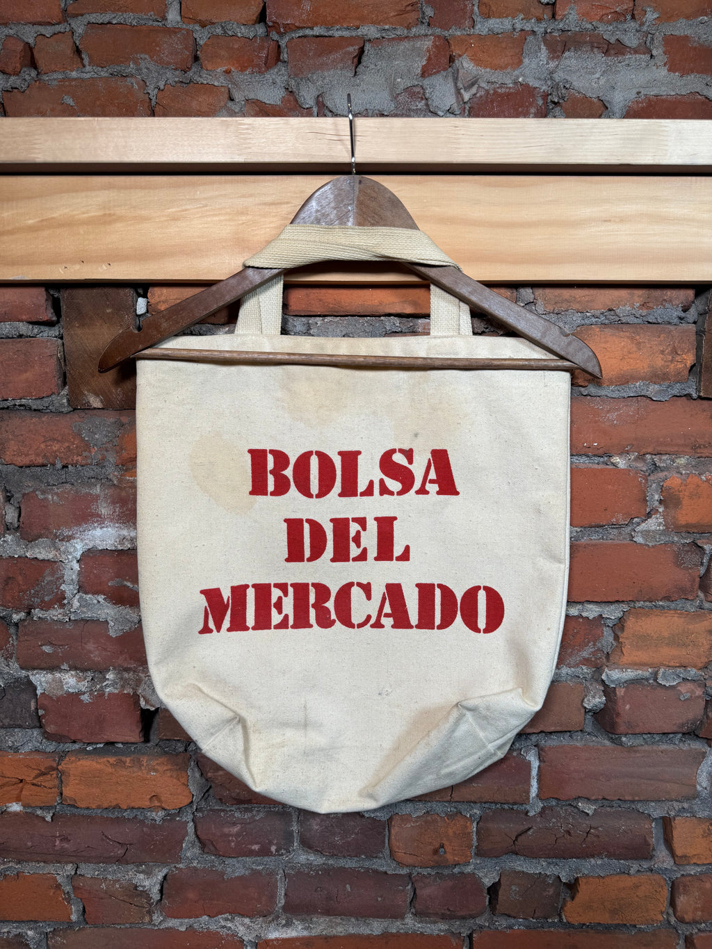 Vintage Bolsa Del Mercado Tote Bag