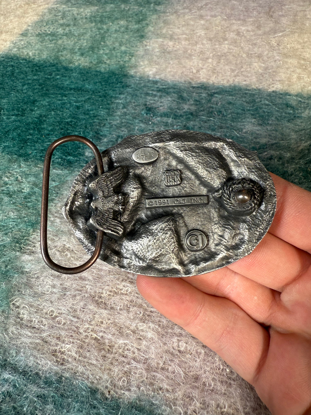 Vintage Horse Belt Buckle